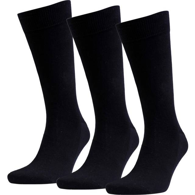 Amanda Christensen True Combed Cotton Sock - Black - Strl 35/38