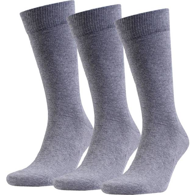 Amanda Christensen True Combed Cotton Sock - Grey - Strl 39/42