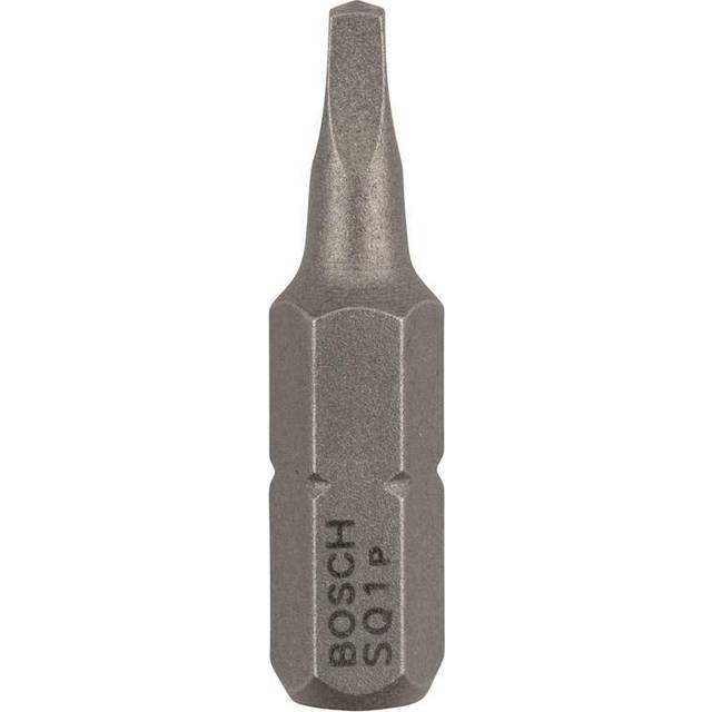 Bosch Square Extra Hard Robertson Screwdriver Bit R1 Square 25mm Pack of 3