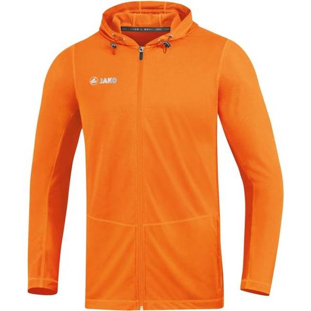JAKO Dam Run 2.0 jacka med huva Neon orange 34
