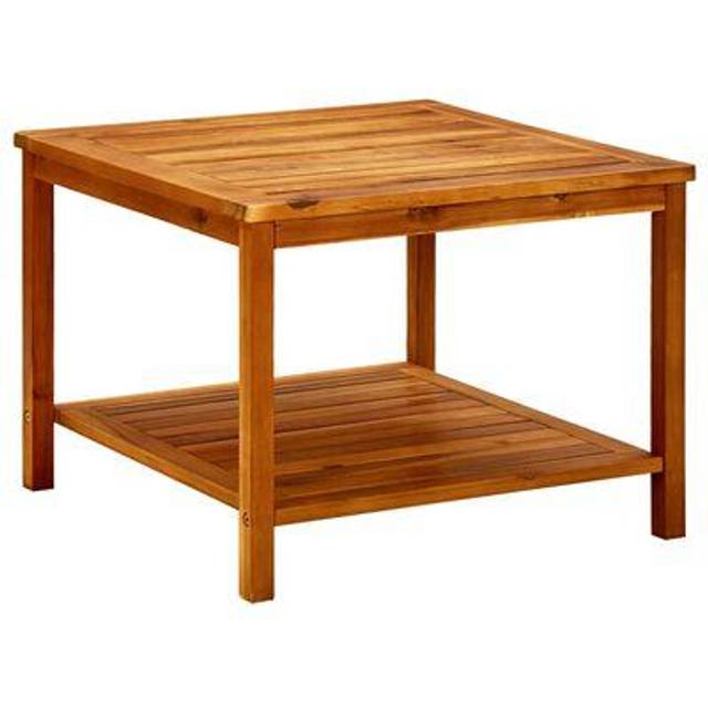 vidaXL Coffee Table 60x60x45 cm Solid Acacia Wood - Brown