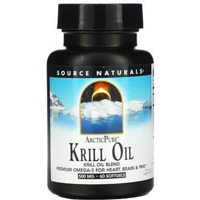 Source Naturals, ArcticPure, Krill Oil, 500 mg, 60 Softgels
