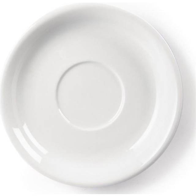 Olympia Whiteware Cappuccino Saucers 160mm (12 Pack)