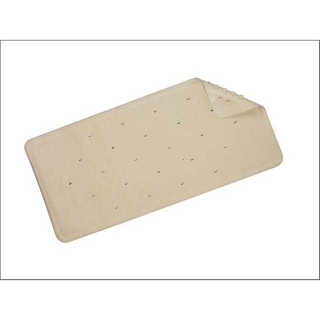 Croydex Basics Rubber Bath Mat Beige
