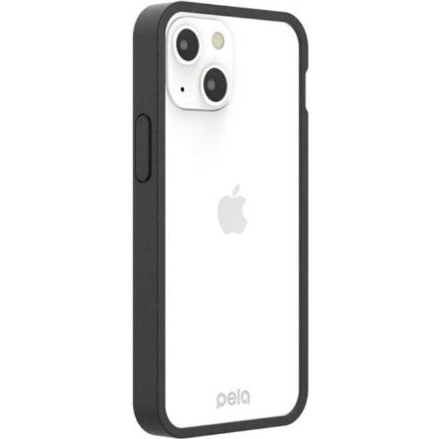 Pela Clear - Miljøvenligt etui til iPhone 13 mini - sort