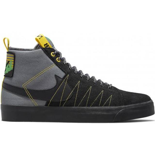 Nike Blazer Mid Premium SB 'Acclimate' DC8903-001 - Black/Gray/Yellow - 4