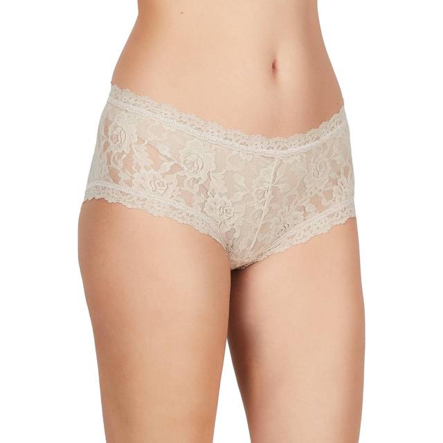 Signature Lace Boy Shorts - CHAI - X-Small
