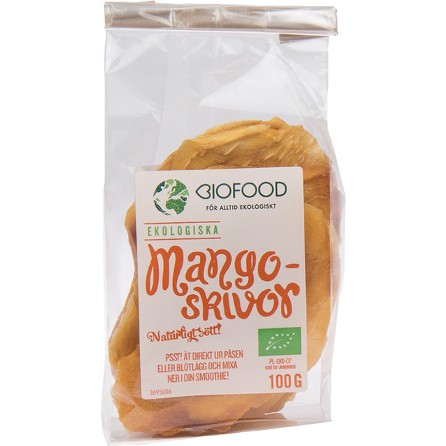 Biofood Mangoskivor Torkade 100 g