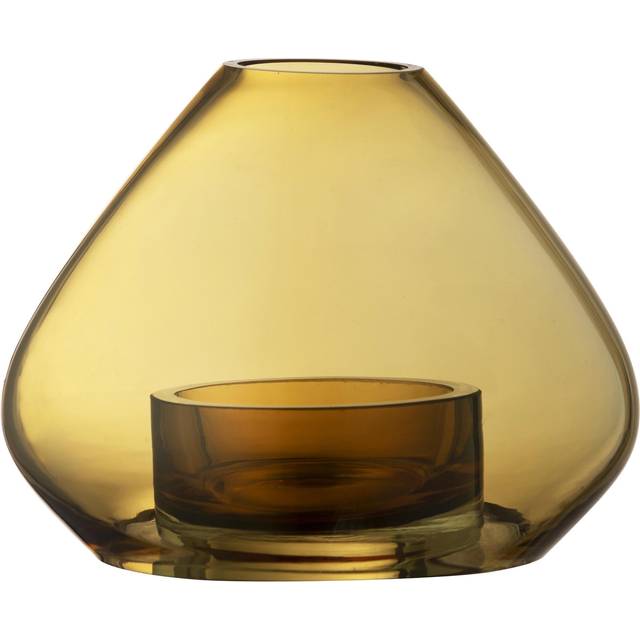 AYTM Uno lantern-vase 12 cm Amber