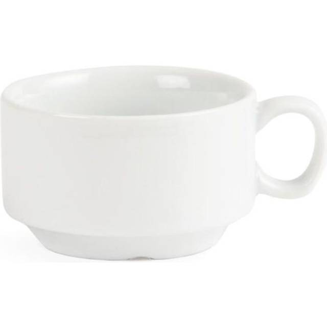 Olympia Whiteware Stacking Espresso Cups 85ml 3oz (12 pack)