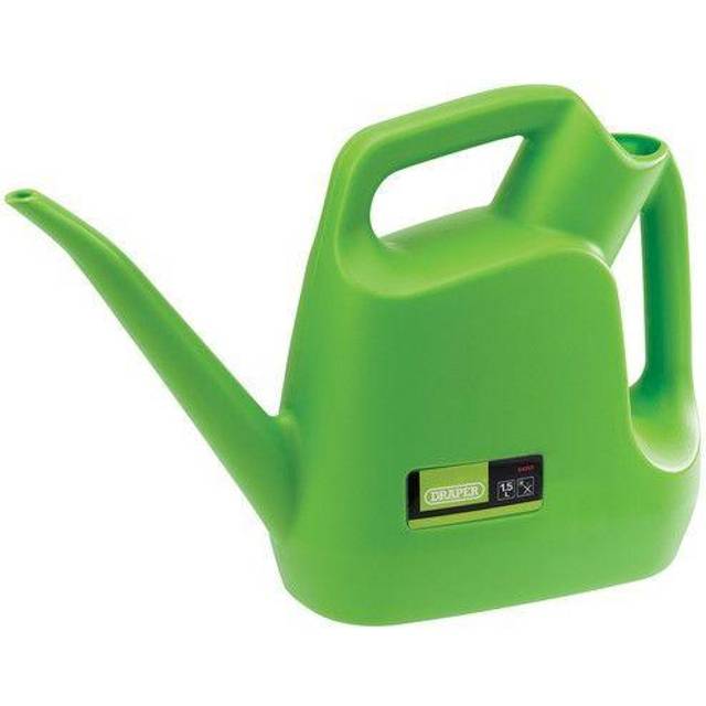 Draper Plastic Watering Can Green 1.5l