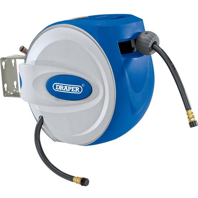 Draper Retractable Air Hose Reel (30 Meters) - blue - Blue