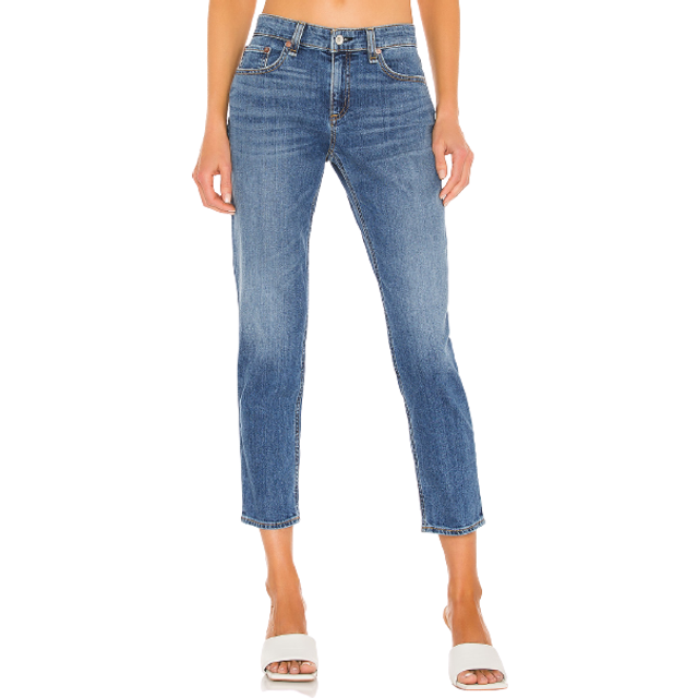 Dre Low-Rise Slim Boyfriend Ankle Jeans - JULIENNE - 25