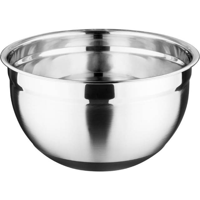 Vogue Stainless Steel Mixing Bowl with Silicone Base 3Ltr