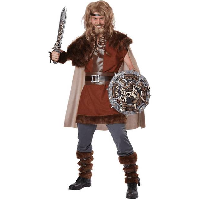 Mighty Viking Men's Costume - Brown&#47;Gray (L/XL)