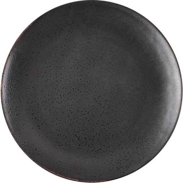 Olympia Fusion Round Black Coupe Plate 270mm (4 Pack)