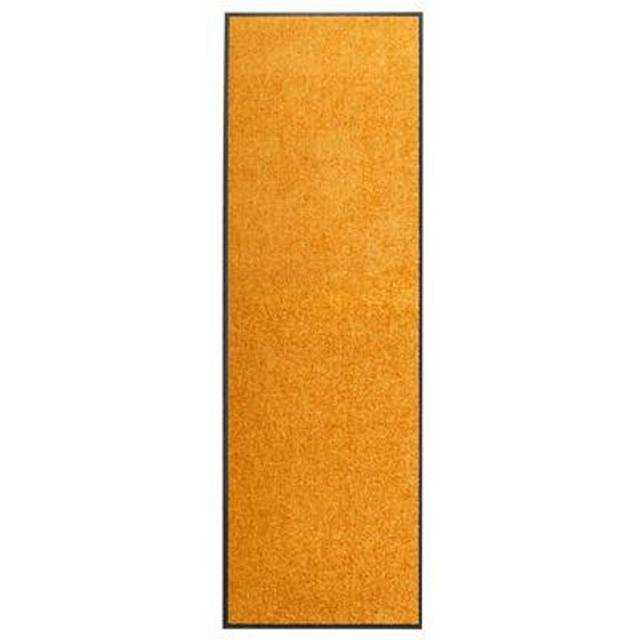 vidaXL Doormat Washable Orange 60x180 cm
