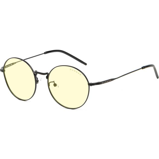 GUNNAR Spel- och datorglasögon | Modell: Ellipse, Ram: Onyx, Linser: Amber | 65% blått ljus och 100% UV-ljusskydd
