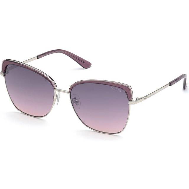 Guess Square Womens Violet Bordeaux Mirror GU7738 - Purple Metal - One Size