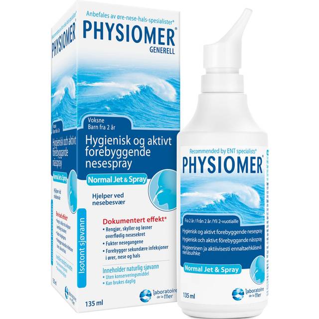 Physiomer Normal Jet & Spray Naturlig Nässkölj Vuxna 135 ml