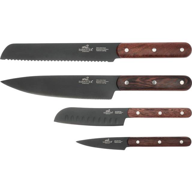 Phenix Knivset 4 delar från Lion Sabatier International - Rostfritt stål/wengeträ