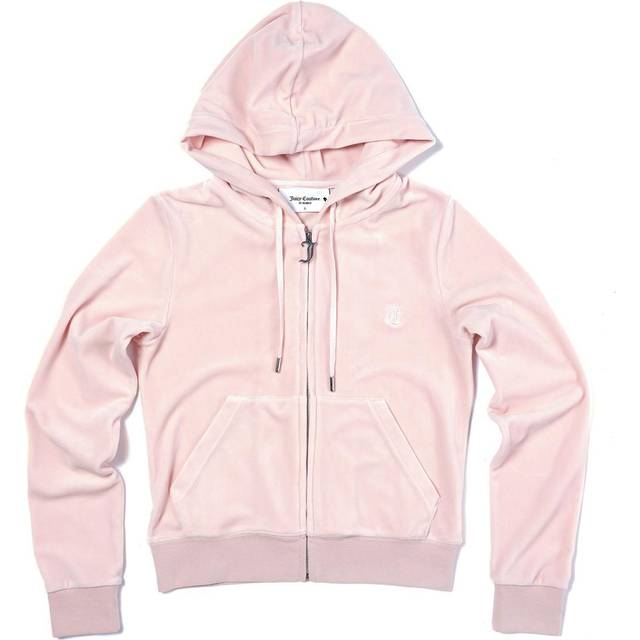 PALE PINK CLASSIC VELOUR ROBERTSON HOODIE - L / Pink