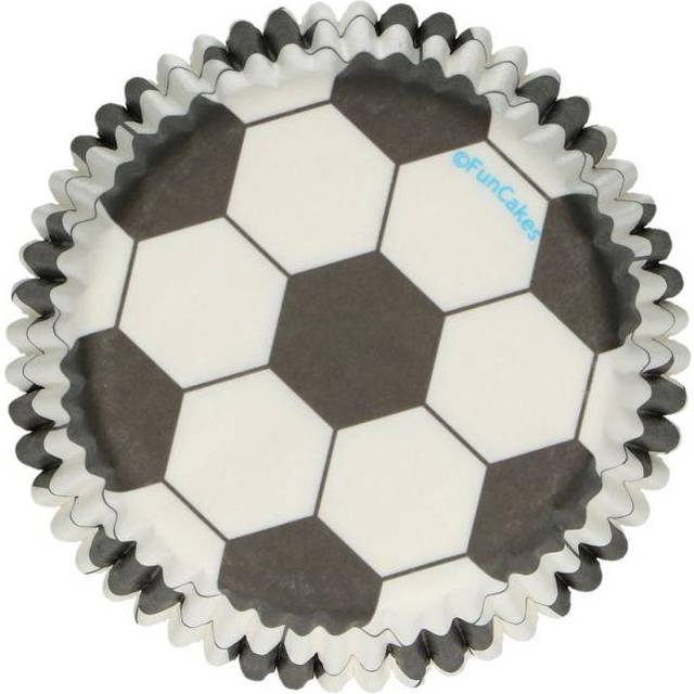 Football Baking Cases x 48 - Black