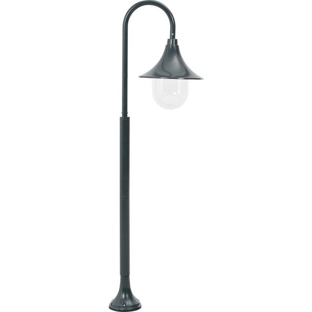 vidaXL Garden Post Light E27 120 cm Aluminium Dark Green