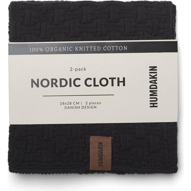 Humdakin Humdakin Nordic disktrasa 28x28 cm 2-pack Coal