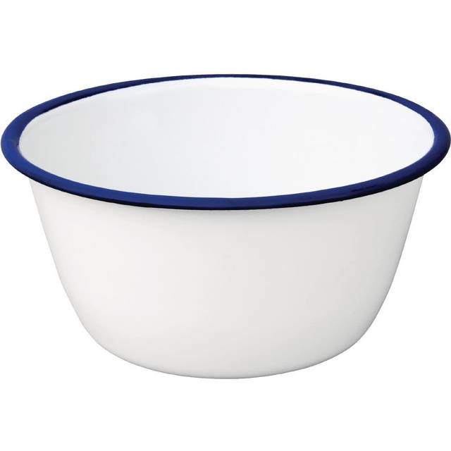 Olympia Enamel Pudding Bowls 155mm (Pack of 6)