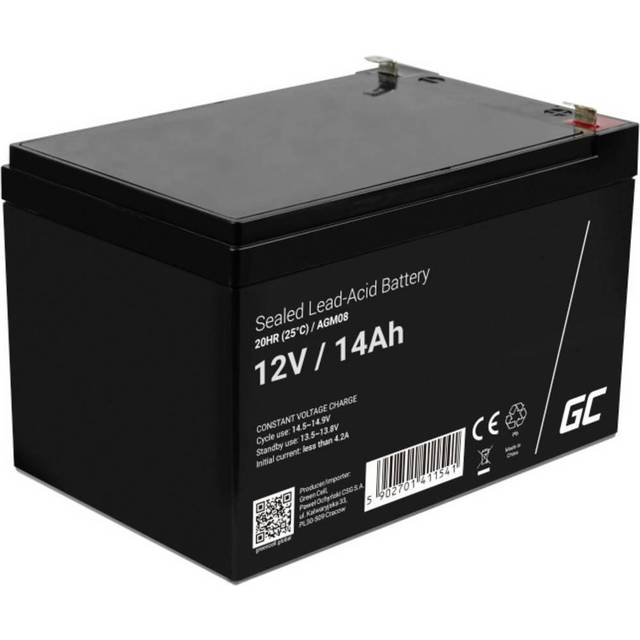 AGM Battery 12V 14Ah - Battery - 14,000 mAh