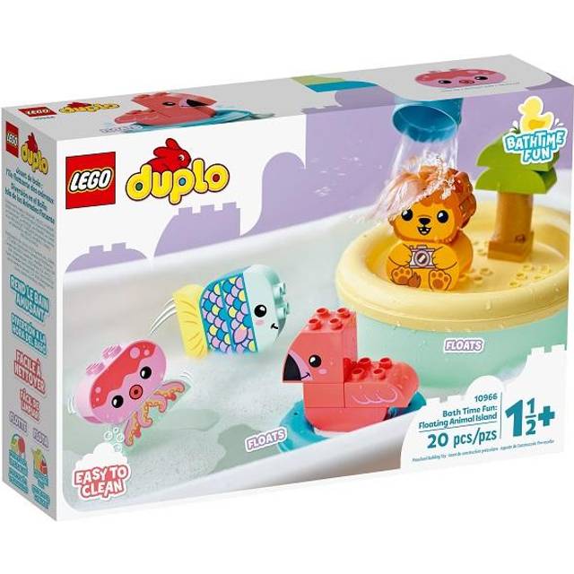 LEGO DUPLO My First - Bath Time Fun: Floating Animal Island - Baby Toys & Gifts for Babies - Fat Brain Toys