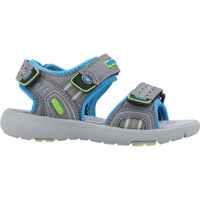 Hush Puppies Childrens Unisex Mario Quarter Strap Sandal Junior - Grey - Size UK 1 Infant