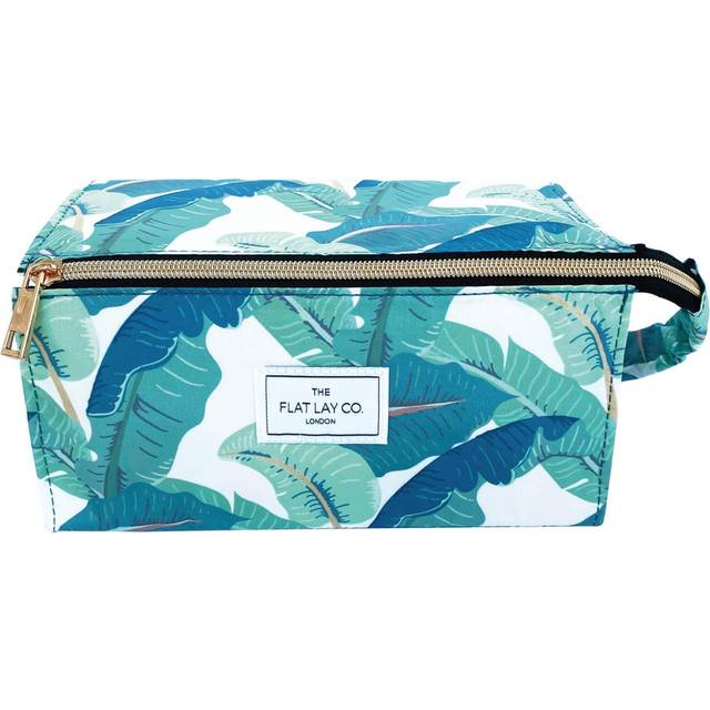 The Flat Lay Co. Open Flat Box Bag - Tropical Leaves