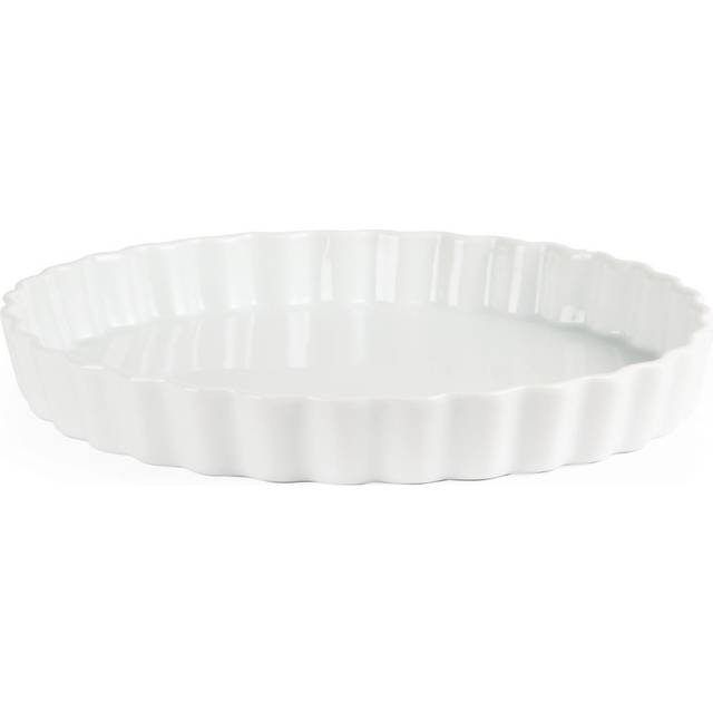 Olympia Whiteware Flan Dishes 265mm (6 pack)
