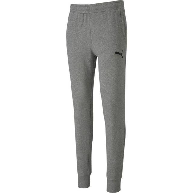 PUMA MENS TEAMGOAL SWEATPANTS FLEECE JOGGING BOTTOMS GREY 656582 - XL