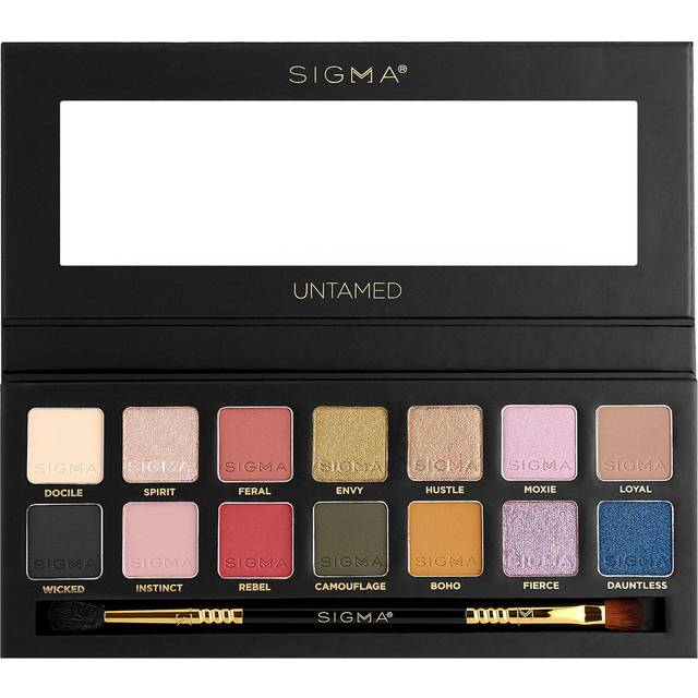 Sigma Beauty Untamed Eyeshadow Palette Palett för ögonskugga  med spegel och applikator 19,32 g