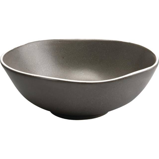 Olympia Chia Deep Bowls Charcoal 210mm (Pack of 6)
