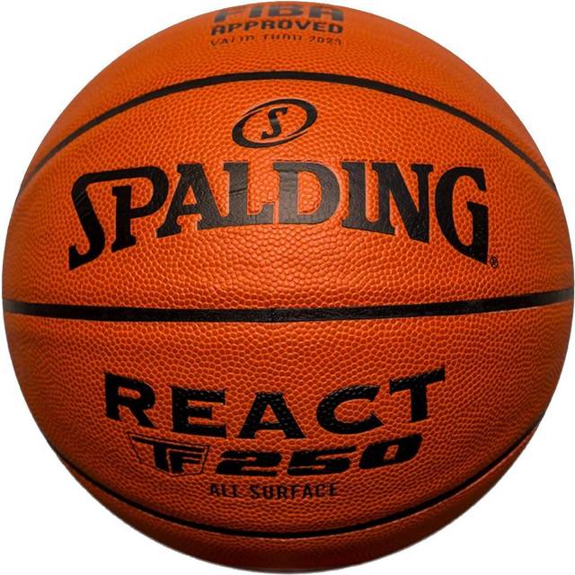 SPALDING React TF-250 Sz7 Composite Basketball SP-DIS Balls Compos, vuxna unisex, 0, en storlek