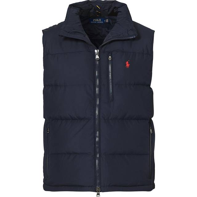 Classic Logo Padded Gilet - Navy - All-American label Polo Ralph Lauren is defined by its preppy aesthetic. Built on the brand's sporting heritage with East Coast inspired design, each collection is brimming with clean cuts, signature motifs and, of course, that pony logo.