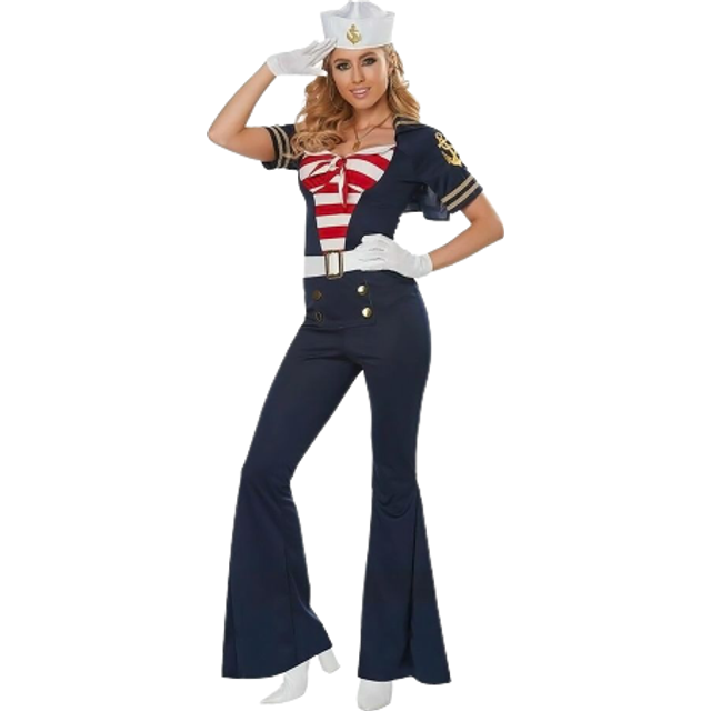 Women's All Hands on Deck Sailor Costume - S