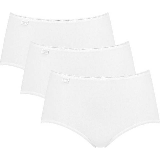 Women's cotton midi briefs Sloggi 24/7 (x3) - Blanc