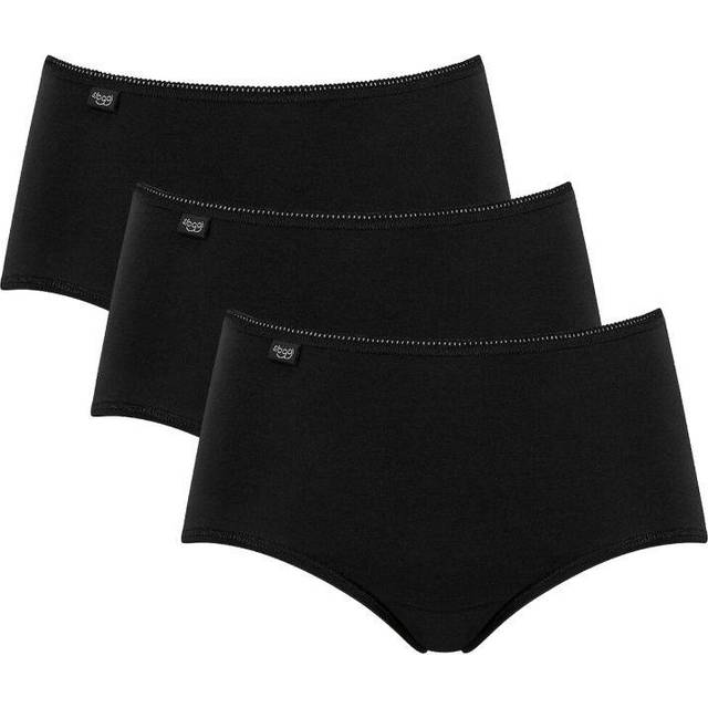 Sloggi Bikini (set om 3) dam, svart, 54