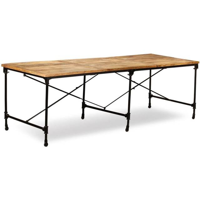 vidaXL Dining Table Solid Mango Wood 240 cm - Brown