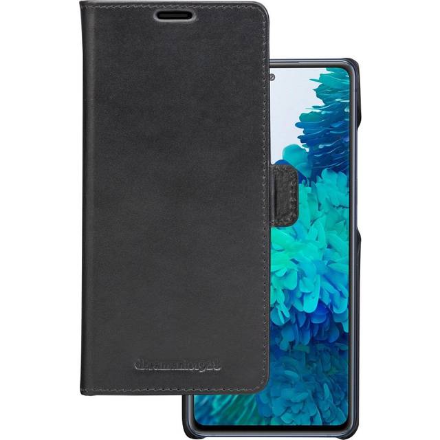 dbramante1928 Lynge 2-i-1 Flip Fodral - Äkta Läder - Samsung Galaxy S21 FE - Svart