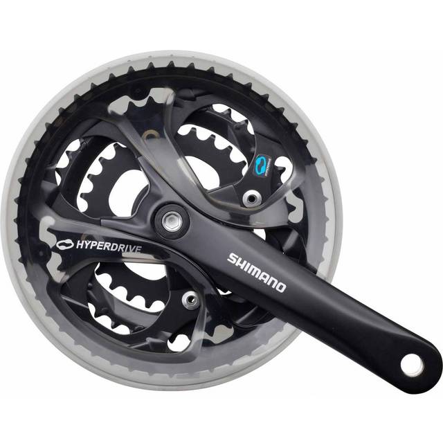 Shimano 3x8, Guarnitura Perno Quadro Unisex Adulto, Nero 44/32/22D
