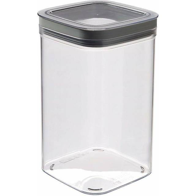 Curver Dry Cube Food Storage Container Airtight Lid Grey Seal - 1.8L