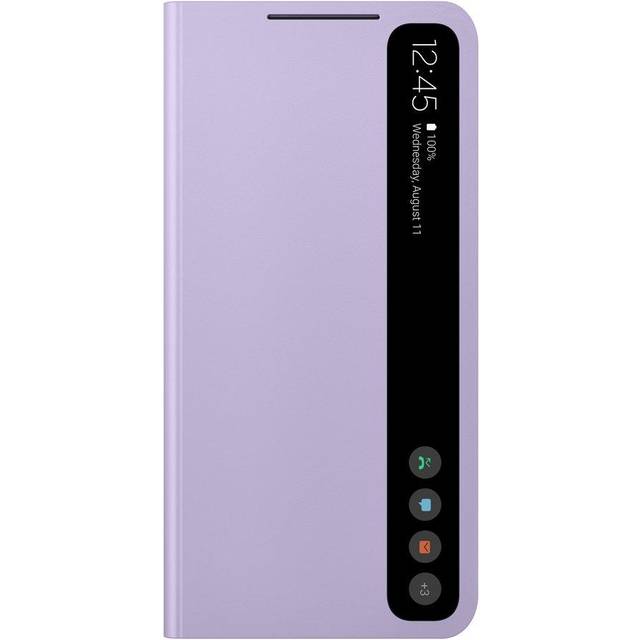 Samsung Galaxy S21 FE Smart Clear View Cover - Samsung Original Case - Graphite