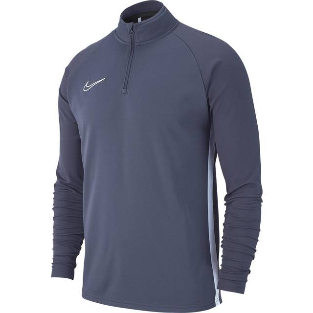 NIKE Herr Nike Academy 19 borrtopp långärmad fotbollströja Svart Antracit Nero Bianco X-Large
