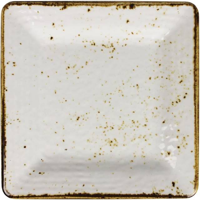 Steelite Craft Melamine Square Plates White 127mm (Pack of 6)